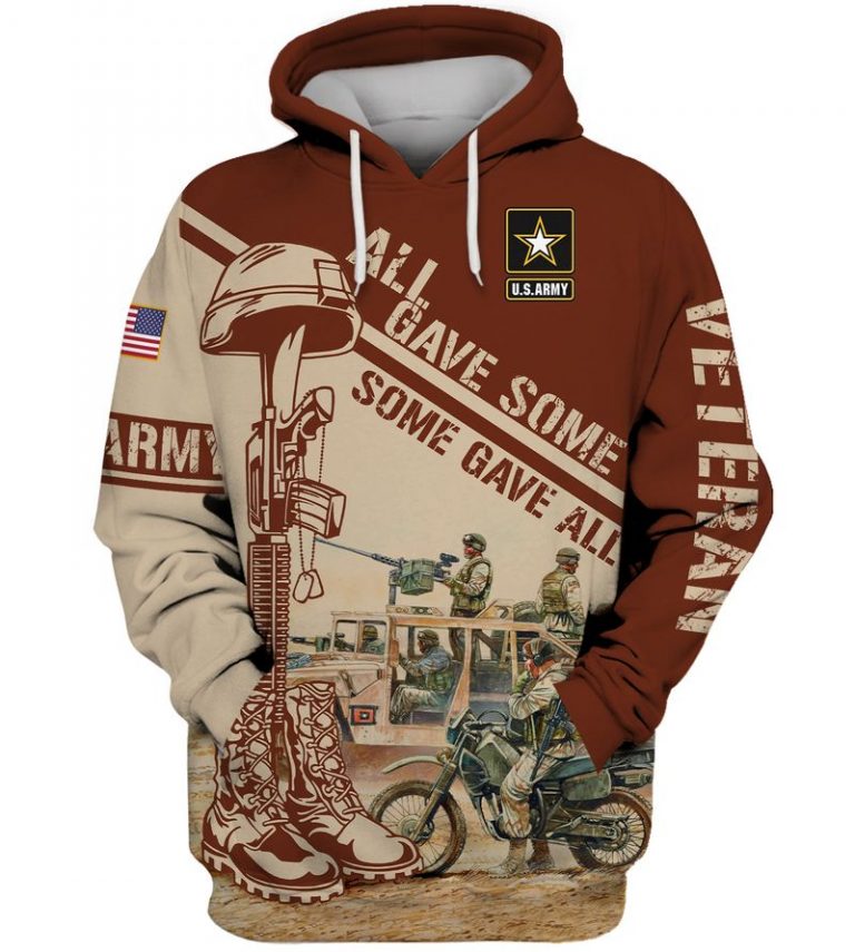 All gave some some gave all US Army Veteran 3d shirt hoodie 16