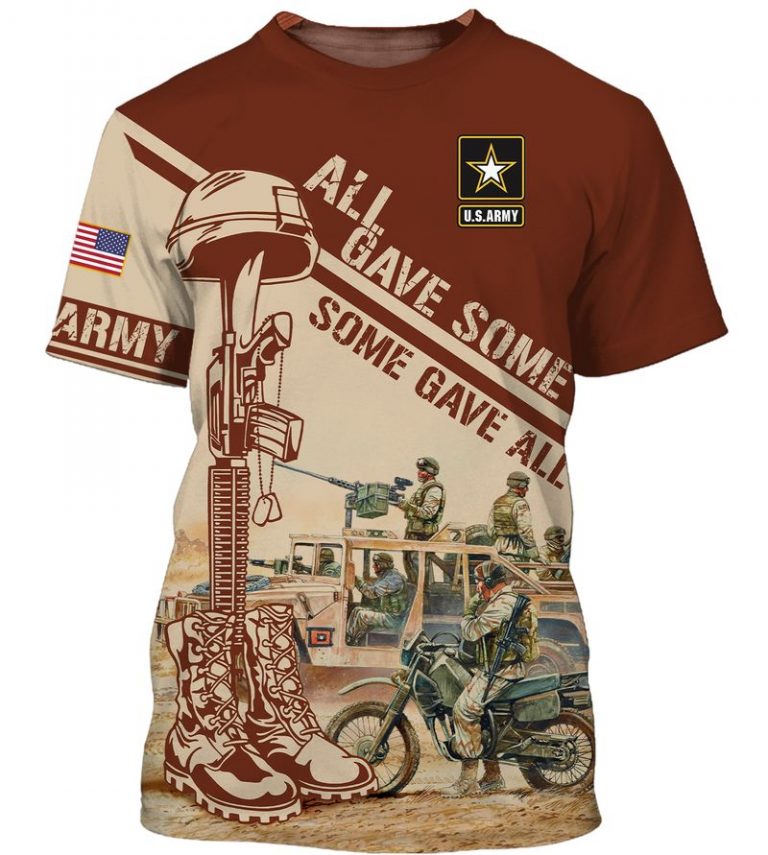All gave some some gave all US Army Veteran 3d shirt hoodie 17