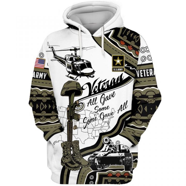 Army Veteran All gave some some gave all 3d shirt hoodie 17