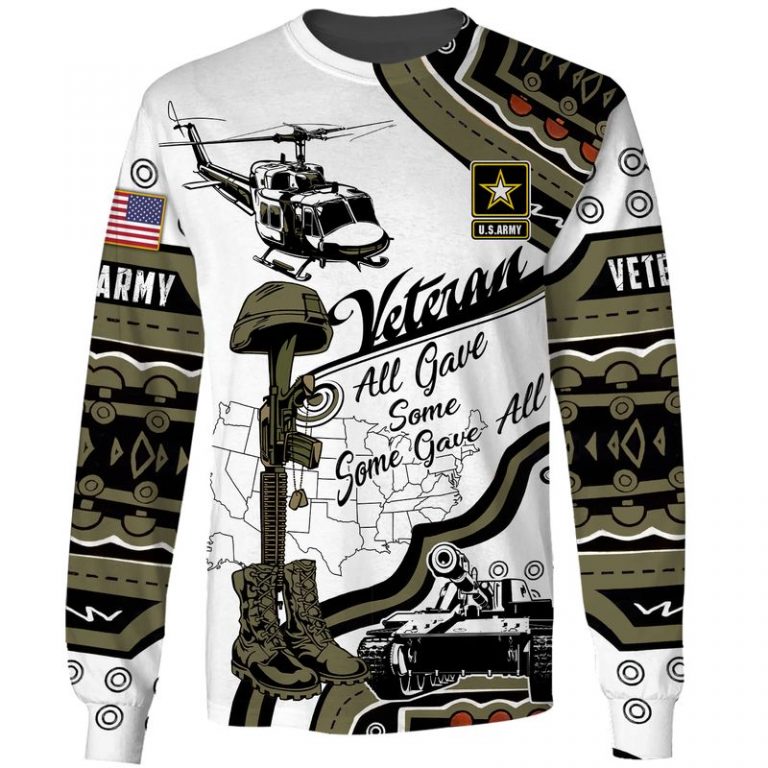 Army Veteran All gave some some gave all 3d shirt hoodie 18