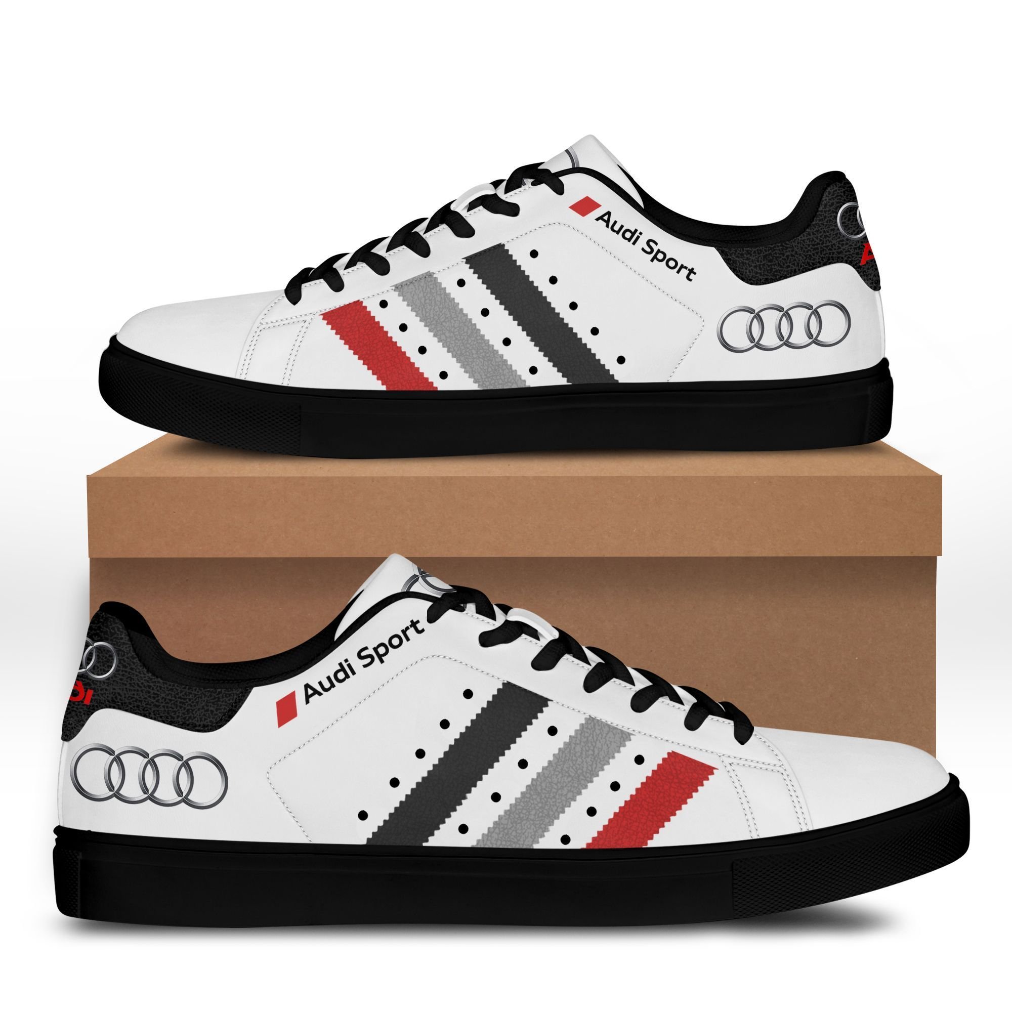 Audi Sport stan smith low top shoes 3
