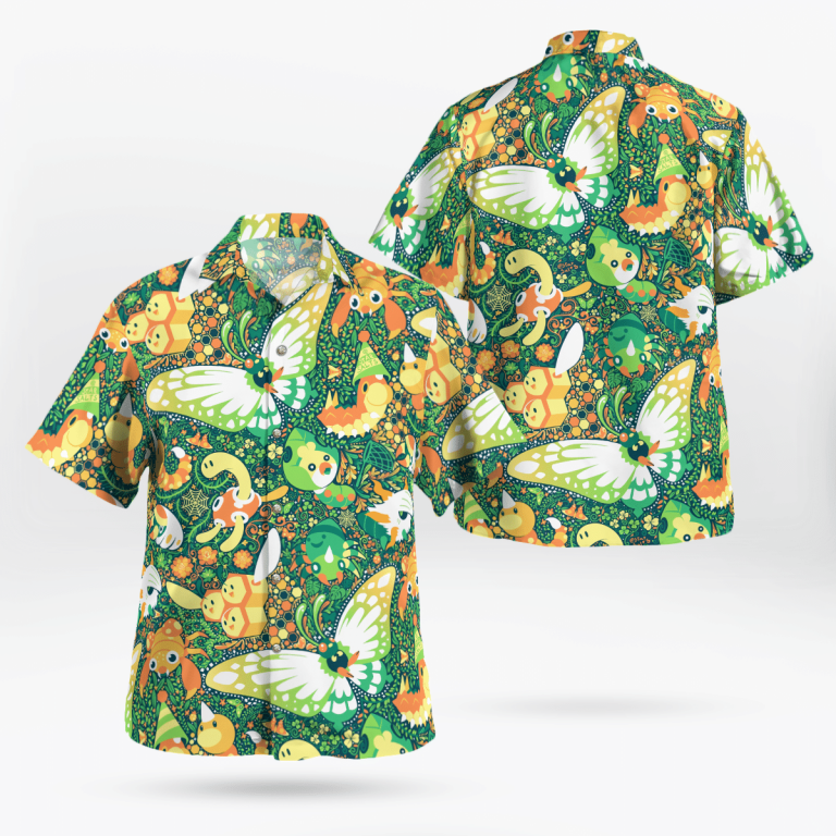 BUG Pokemon Hawaiian shirt