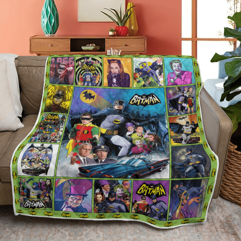 Batman and Robin quilt blanket 18
