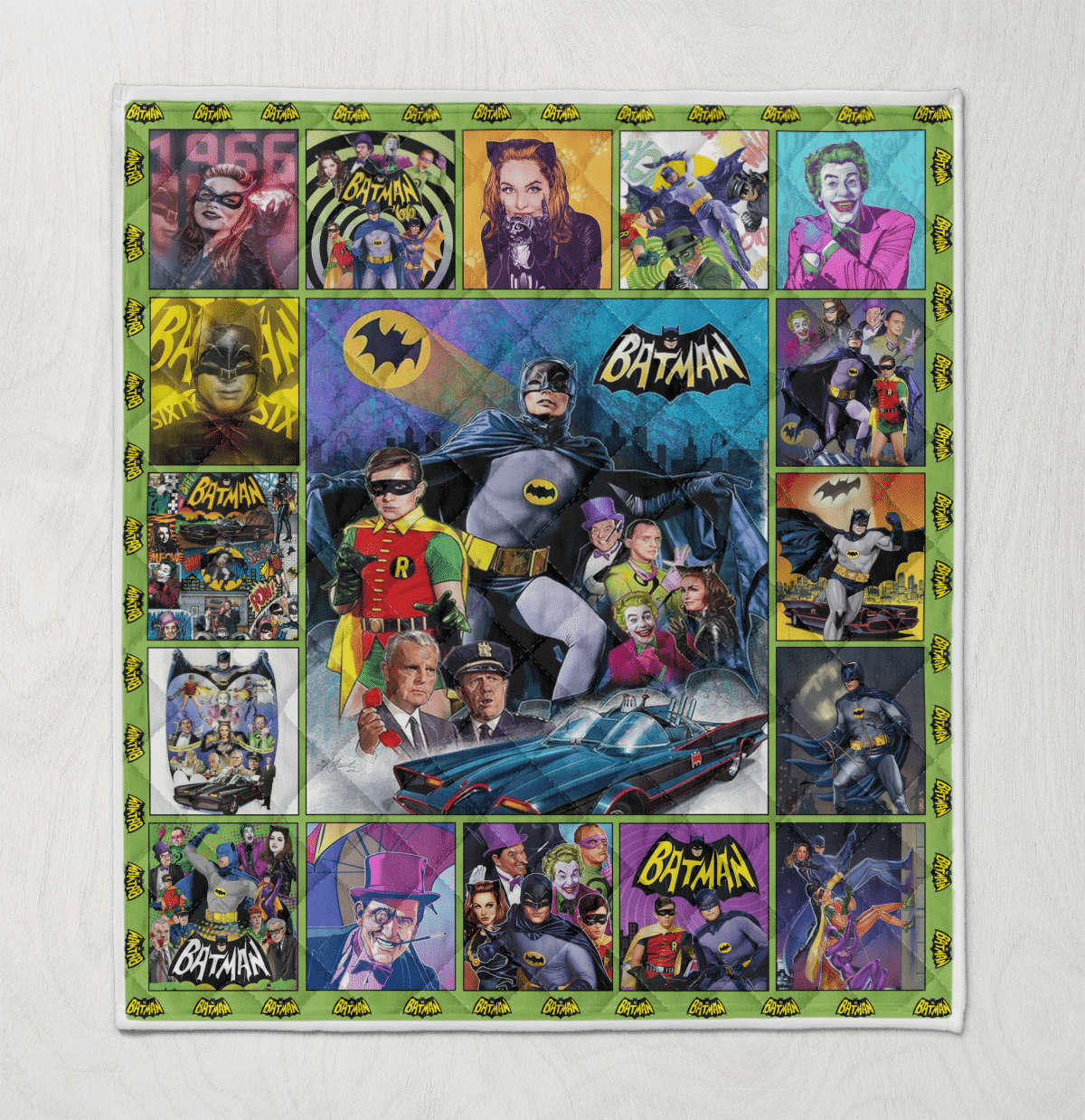 Batman and Robin quilt blanket 11