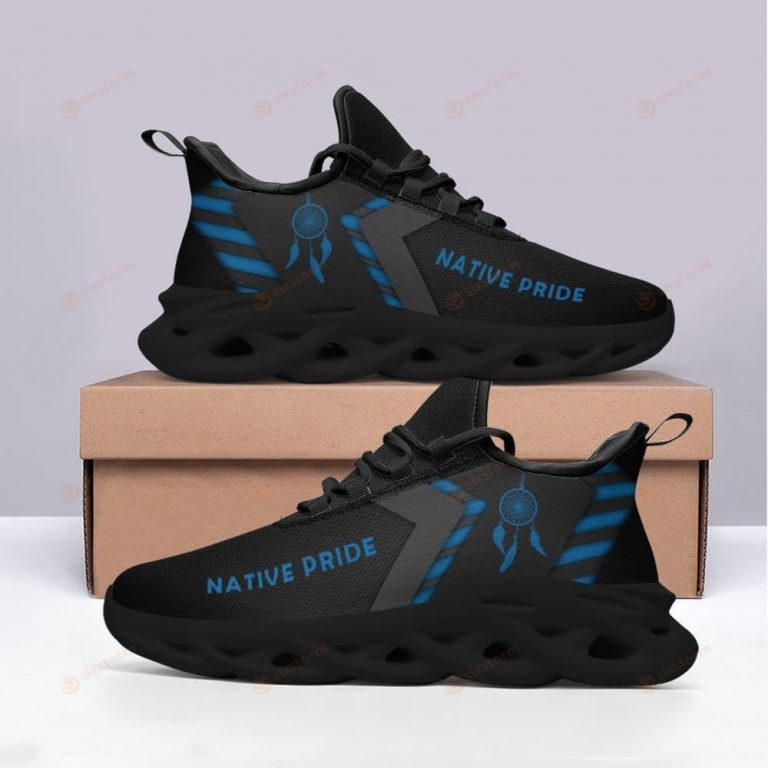 Blue Native Pride clunky max soul shoes 11
