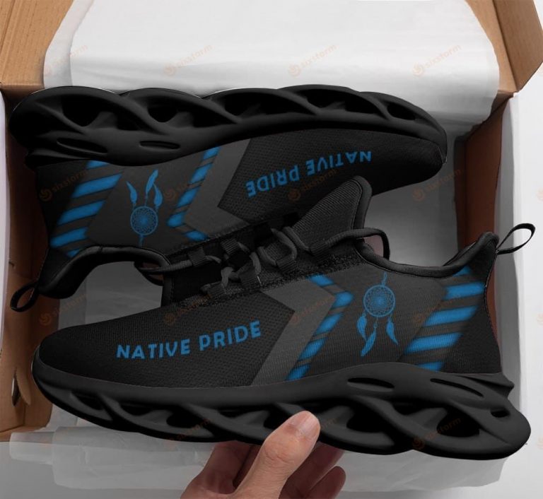 Blue Native Pride clunky max soul shoes 10