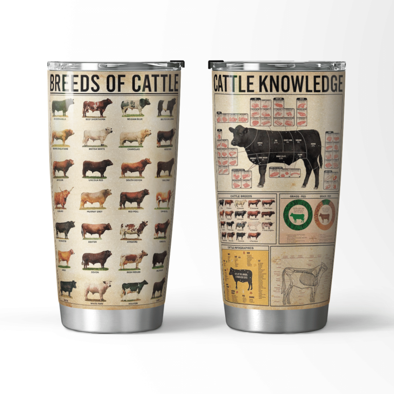 Breeds of cattle cattle knowledge tumbler 14
