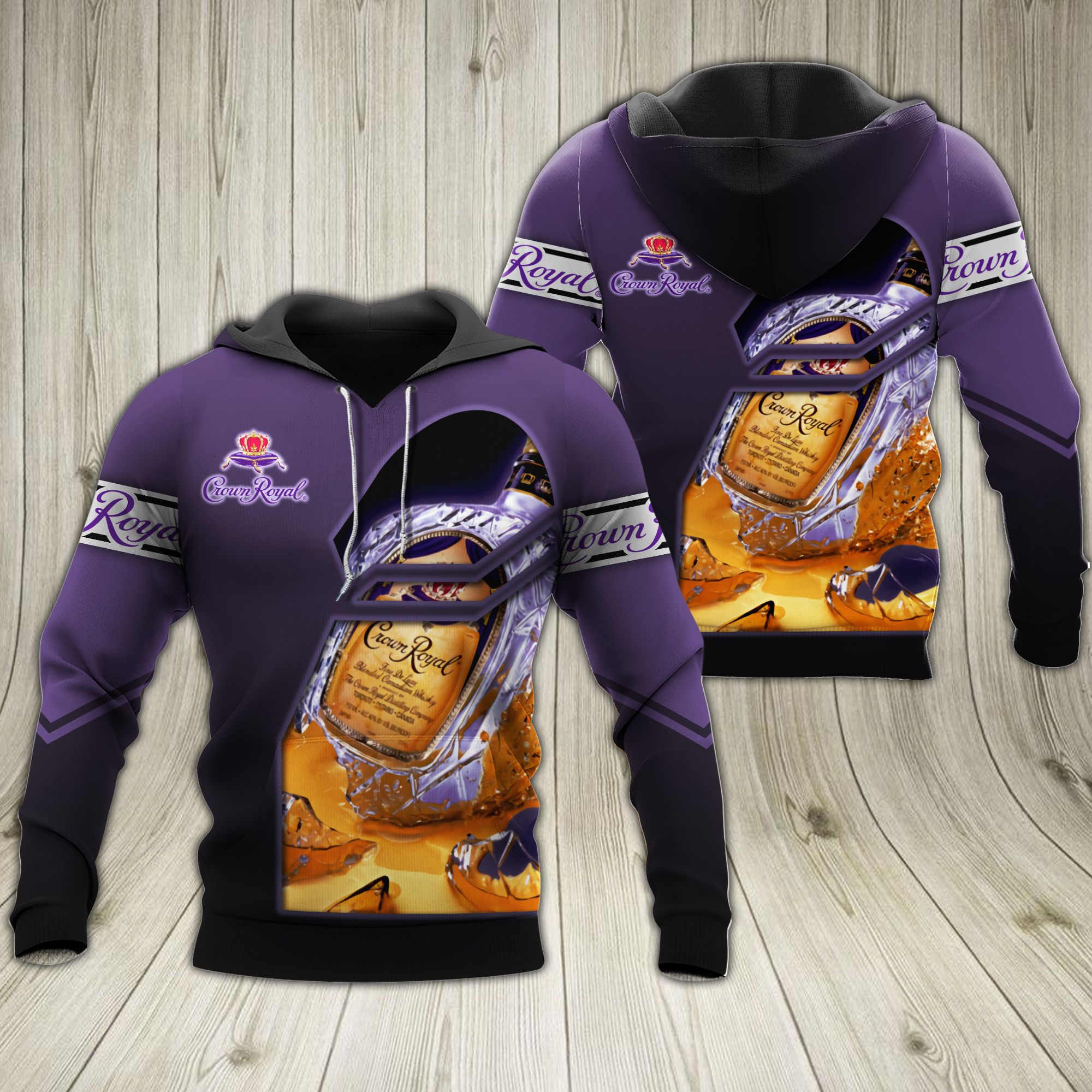 Dory Crown Royal Peach I'm never drinking again 3d hoodie 4