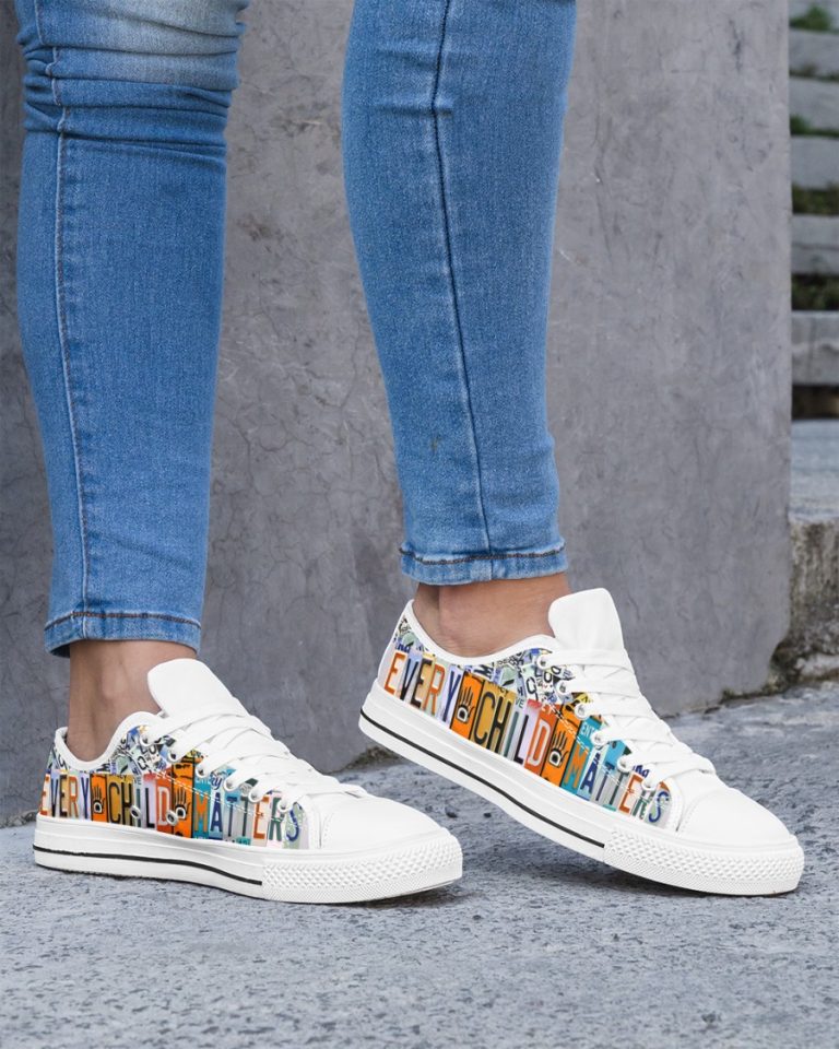 Every Child Matters Native American low top shoes 15