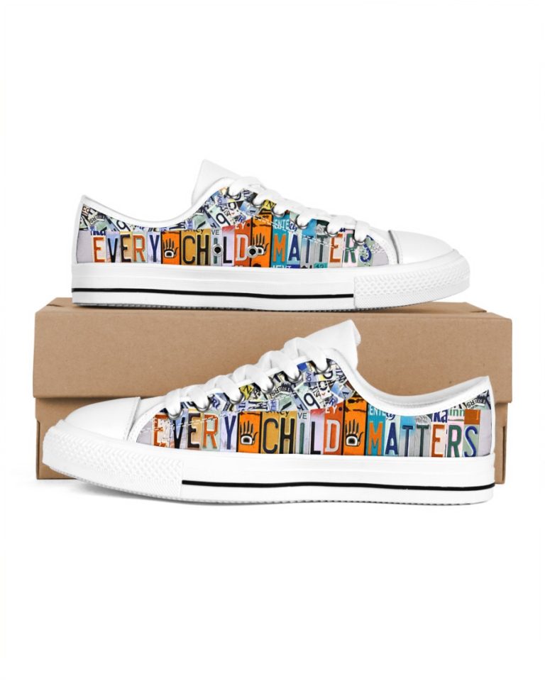 Every Child Matters Native American low top shoes 12