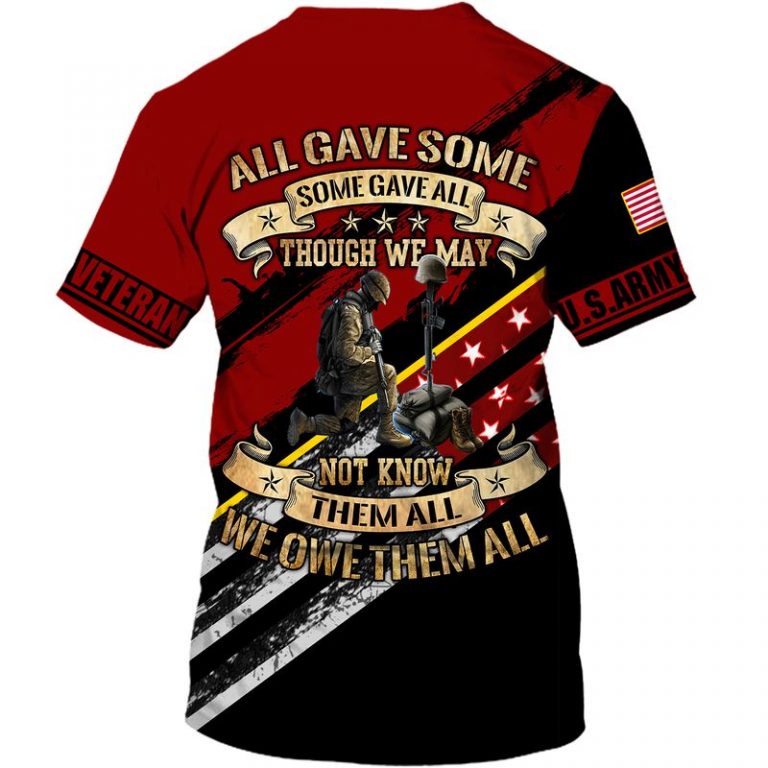 Firefighter Honor the fallen Army Veteran Eagle 3d shirt hoodie 18