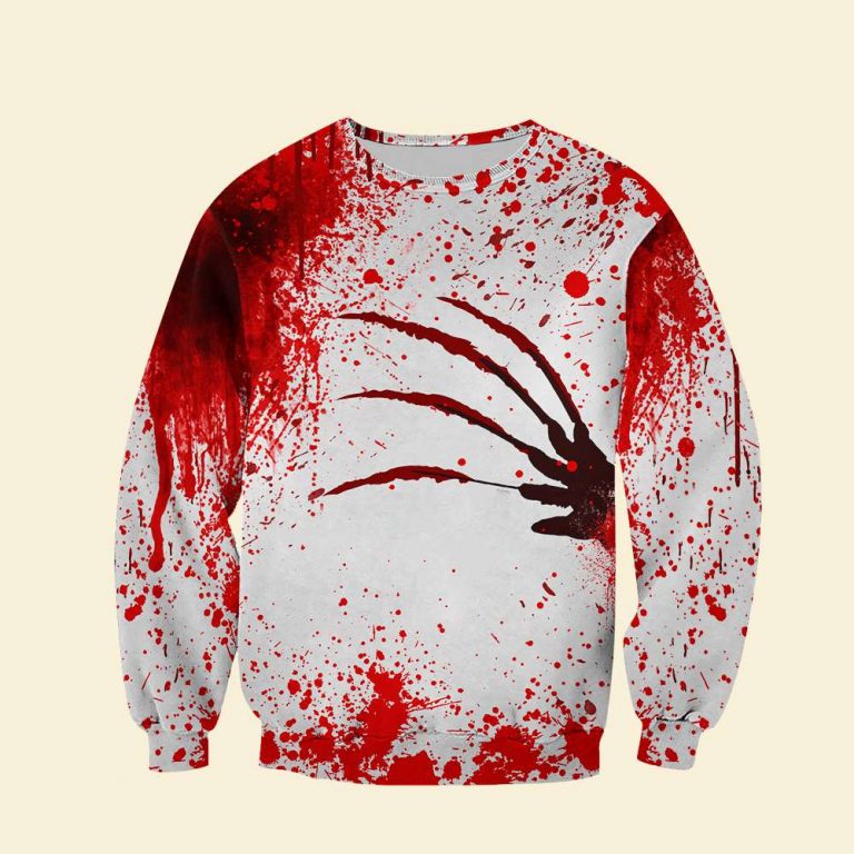 Freddy Krueger Blood Halloween I'm fine It's fine Everything is fine 3d shirt hoodie 12