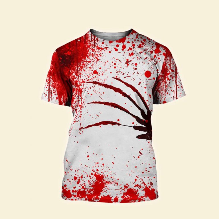 Freddy Krueger Blood Halloween I'm fine It's fine Everything is fine 3d shirt hoodie 11