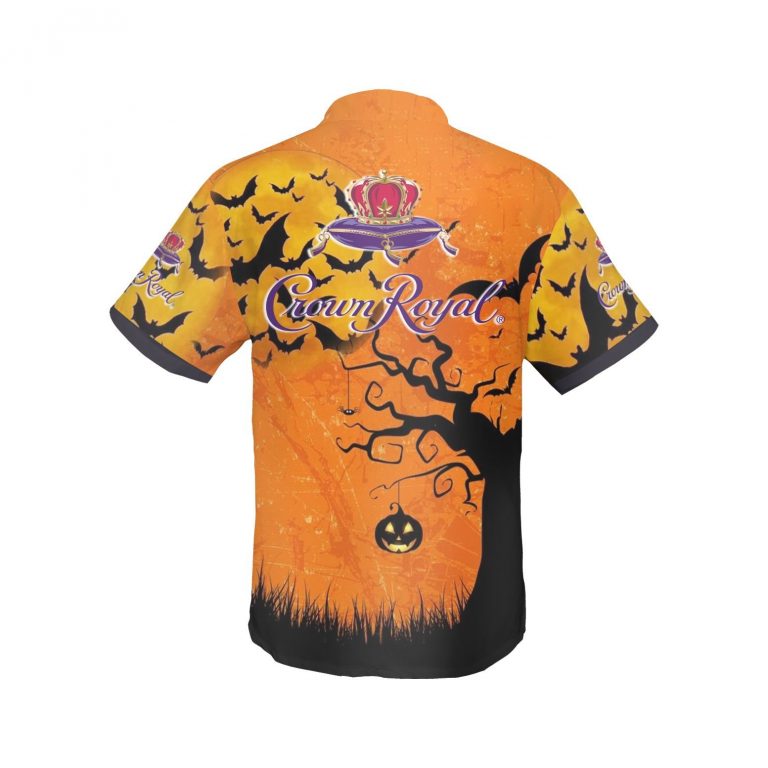 Halloween Jack Skellington Crown Royal Hawaiian shirt 15