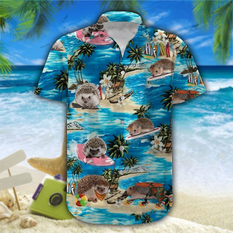 Hedgehog Island Hawaiian shirt beach short 13