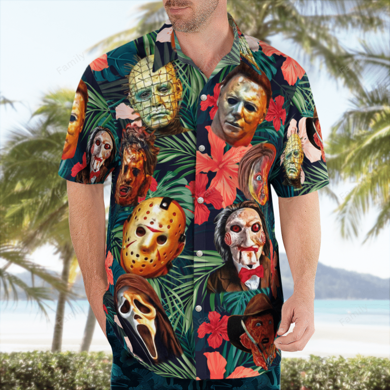 Horror Characters Hawaiian shirt 10