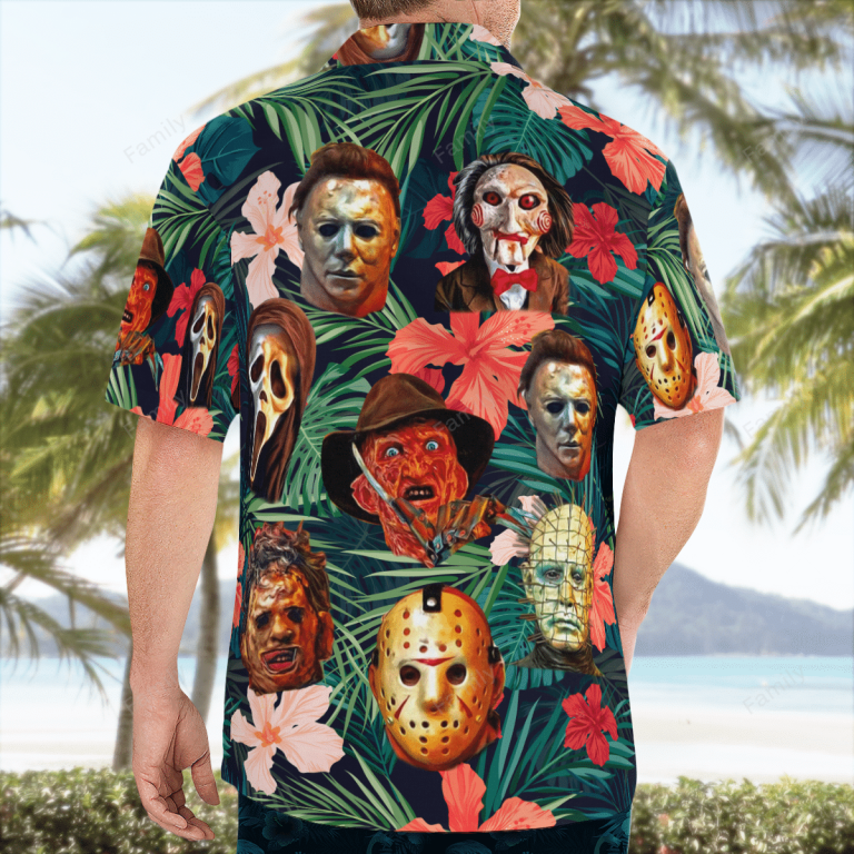 Horror Characters Hawaiian shirt 13