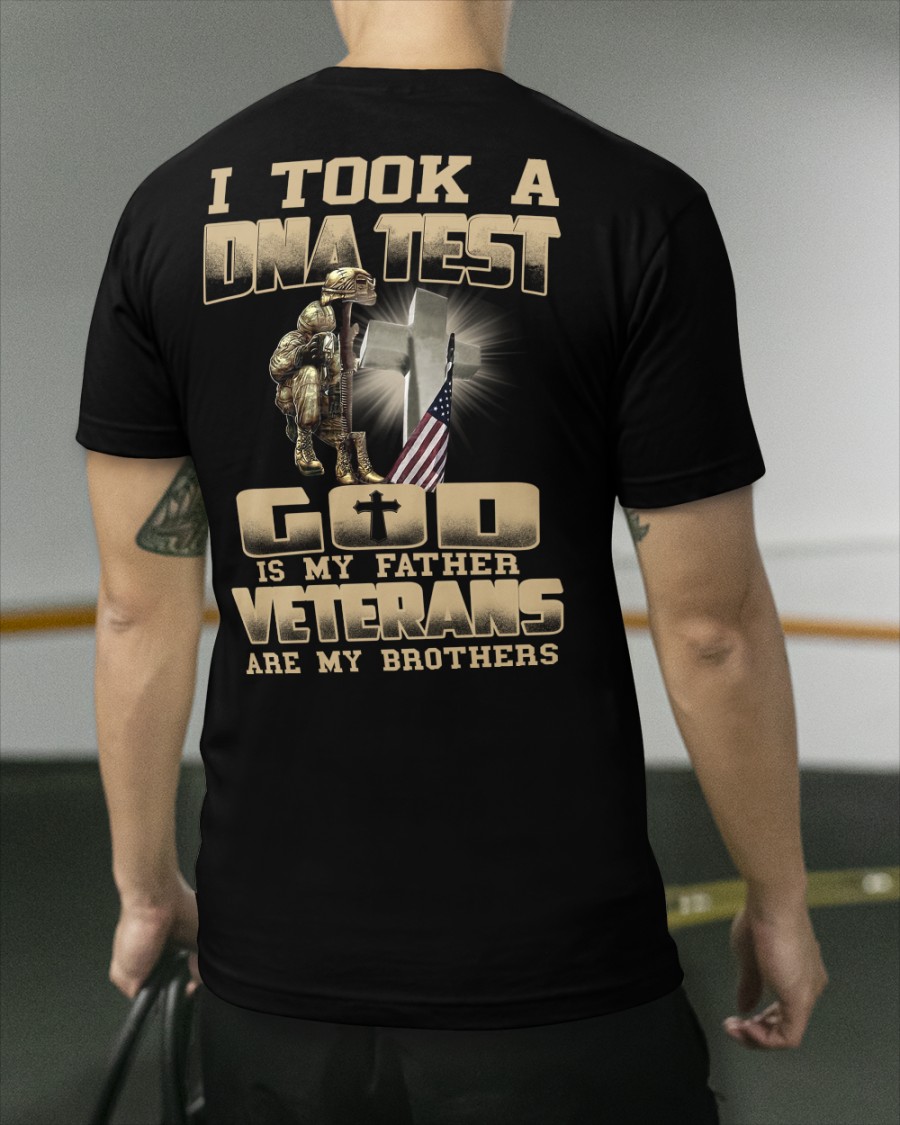 I Took A DNA Test God Is My Father Veterans Are My Brothers shirt hoodie 9