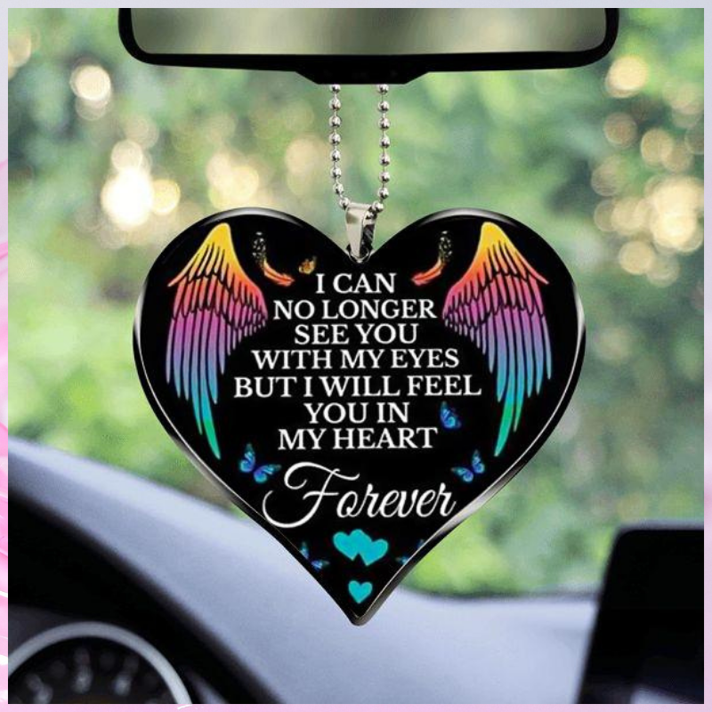 I Will Feel You In My Heart car Ornament 4