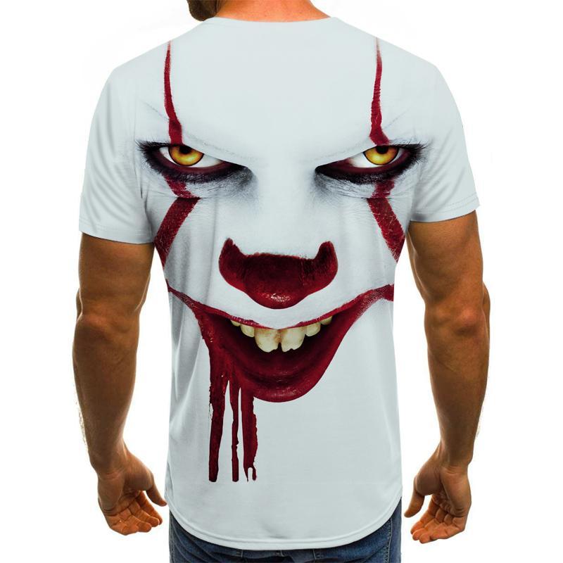 IT pennywise Clown 3d illustration t shirt 2