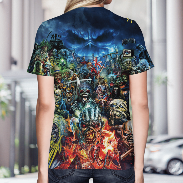 Iron Maiden 3d all over print shirt 24