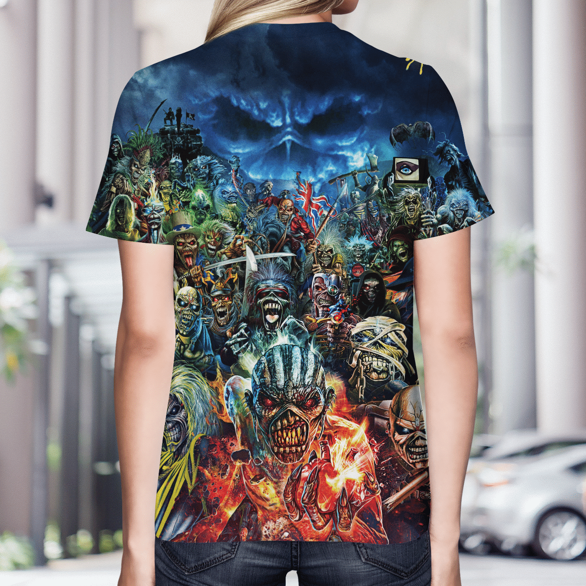 Iron Maiden 3d all over print shirt 7
