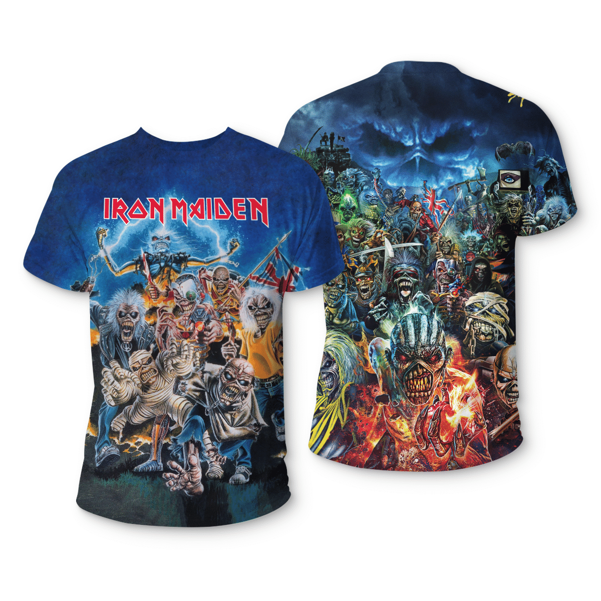 Iron Maiden 3d all over print shirt 16