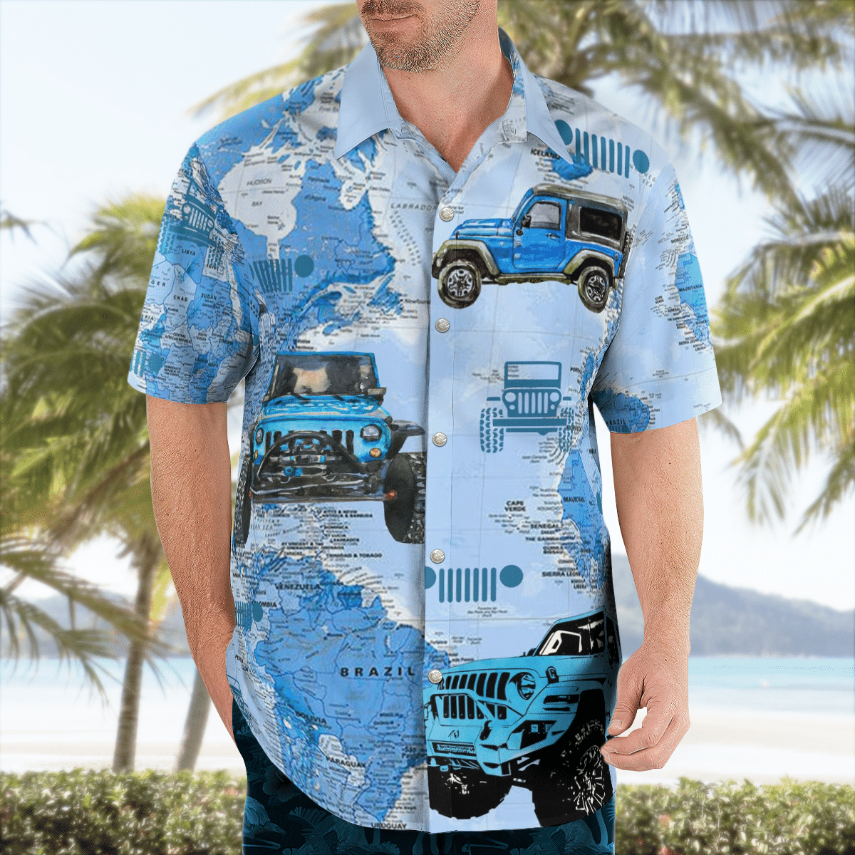 Jeep Atlantic Hawaiian shirt 2