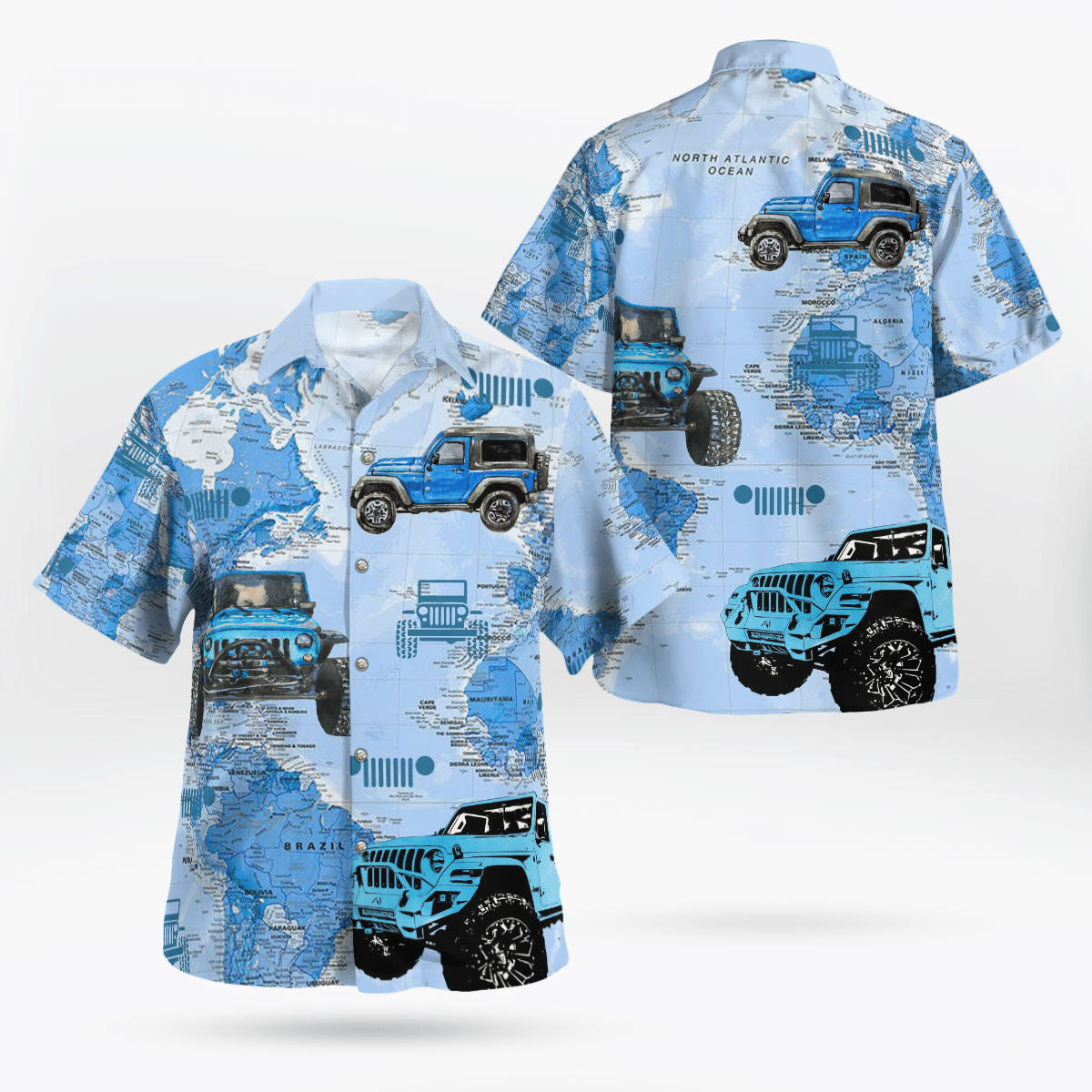 Jeep Atlantic Hawaiian shirt
