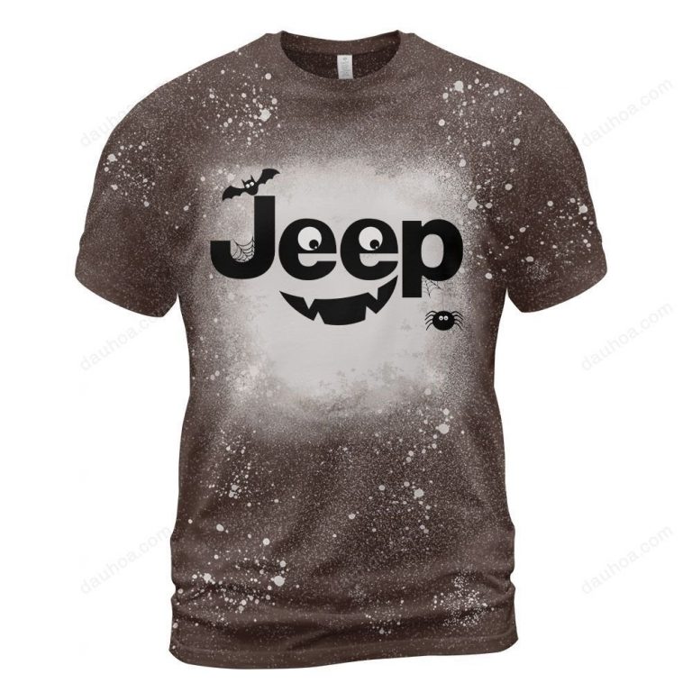 Jeep Boo Halloween bleach T shirt 24