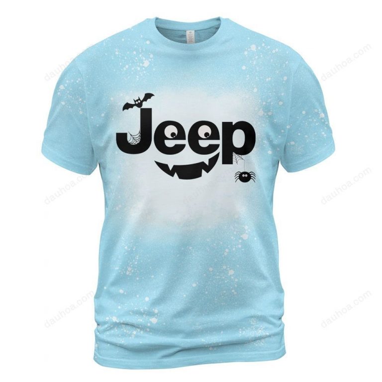 Jeep Boo Halloween bleach T shirt 26