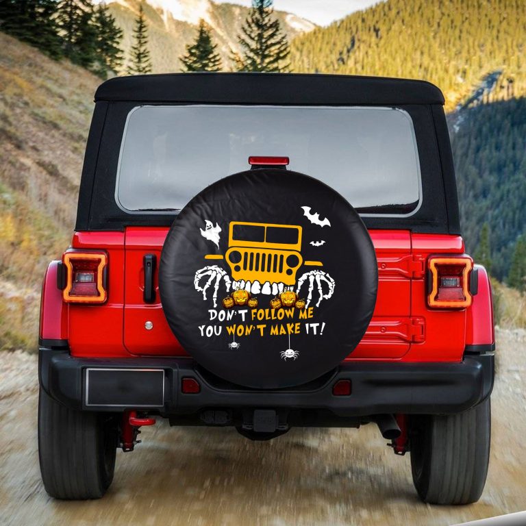 Jeep Boo Halloween don't follow me you won't make it tire cover 6