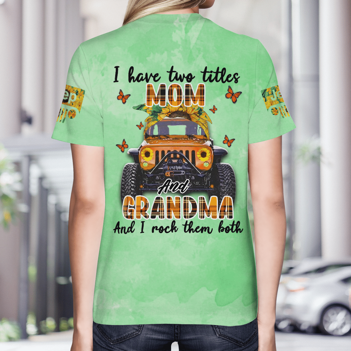 Jeep I have two titles mom and grandma and I rock them both 3d shirt 2.3