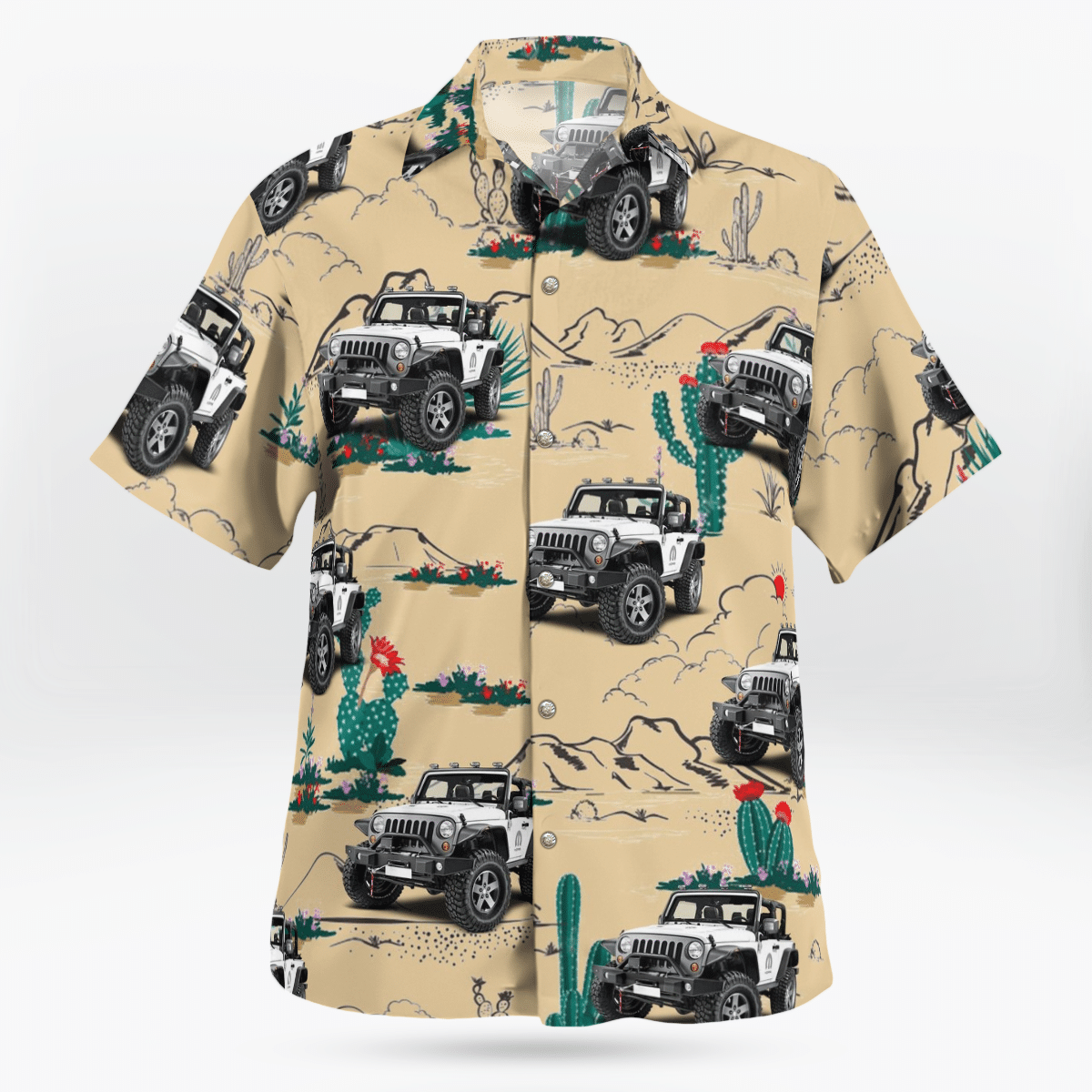Jeep desert Hawaiian shirt 3