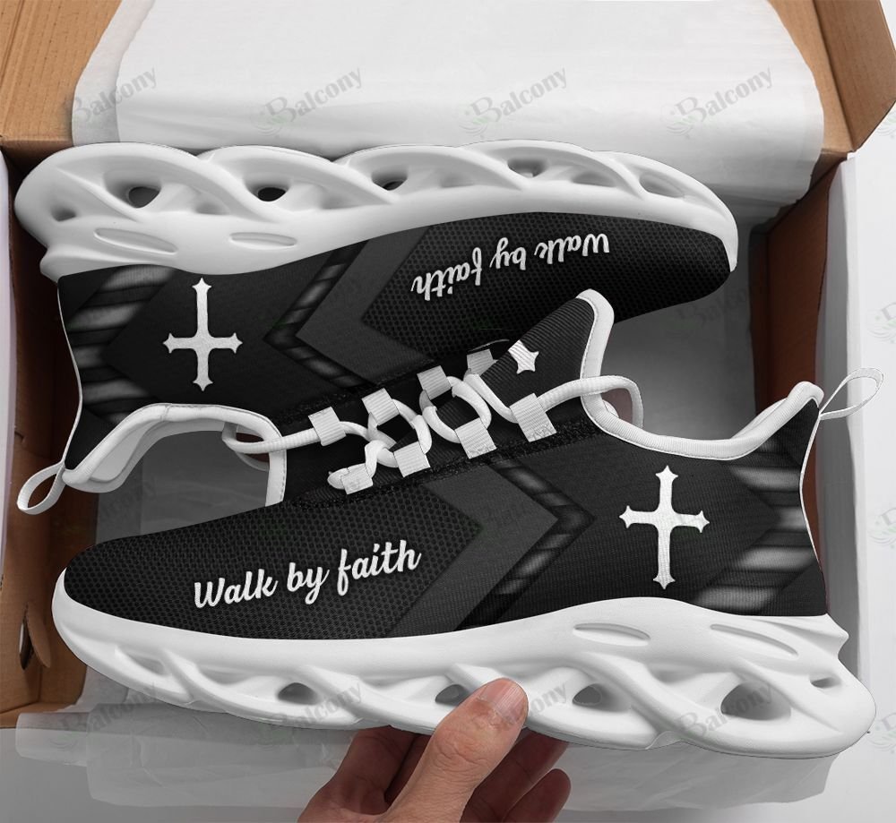 Jesus Yeezy Walk by faith clunky max soul shoes 6