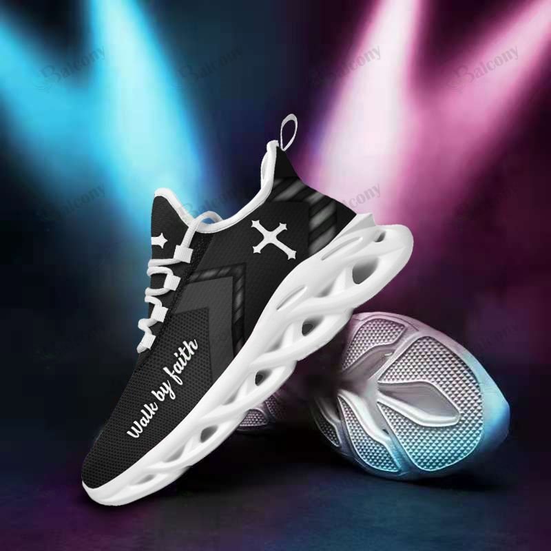 Jesus Yeezy Walk by faith clunky max soul shoes 8