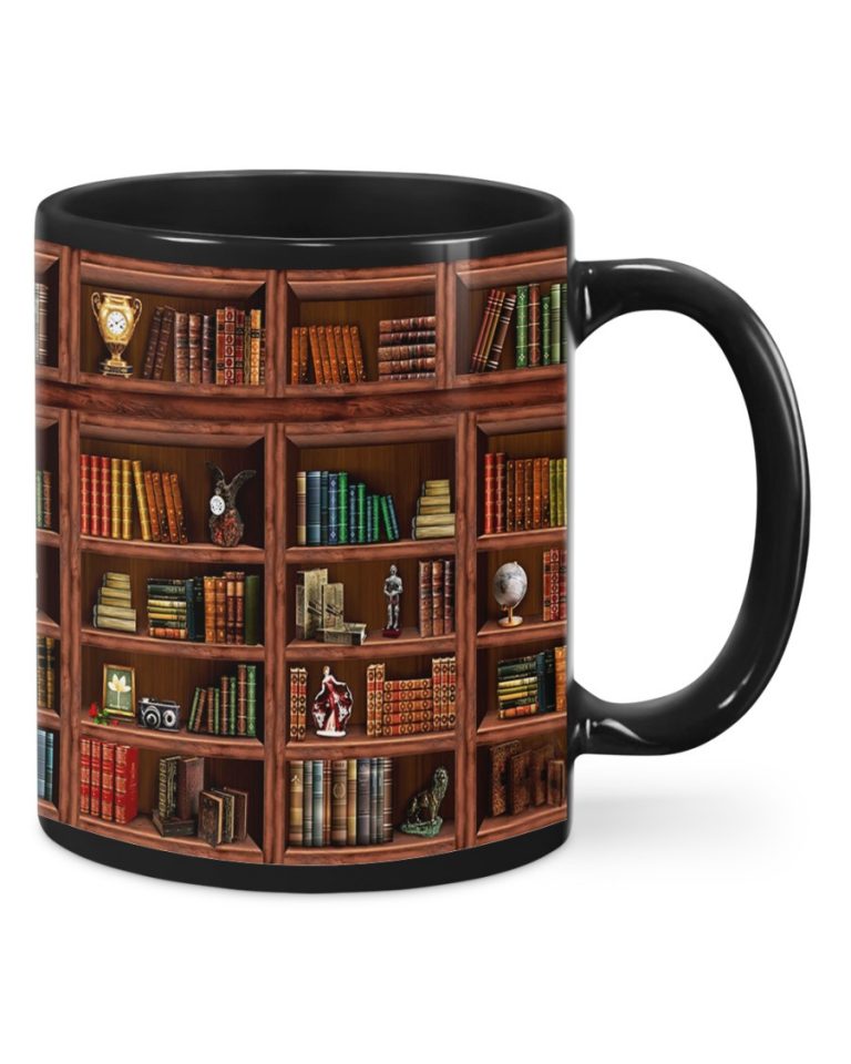 Library Book Shelf Mug 17