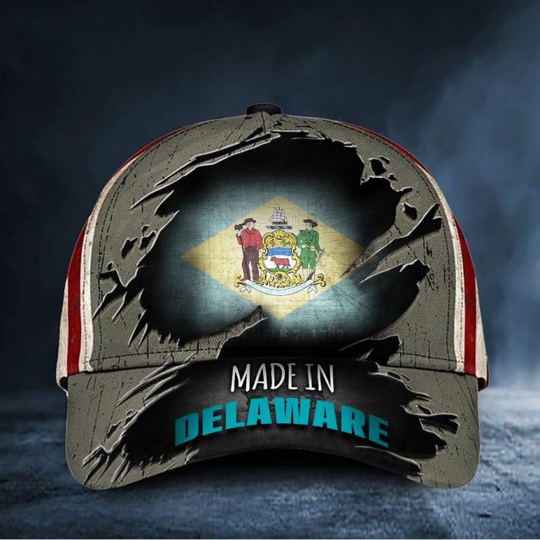 Made In Delaware US Flag Cap hat 9