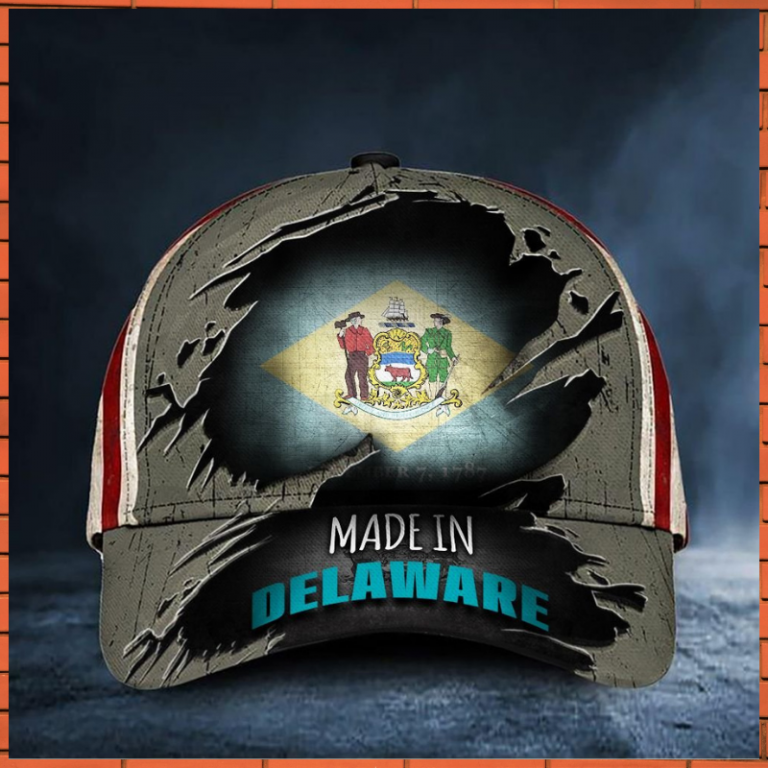 Made In Delaware US Flag Cap hat 8