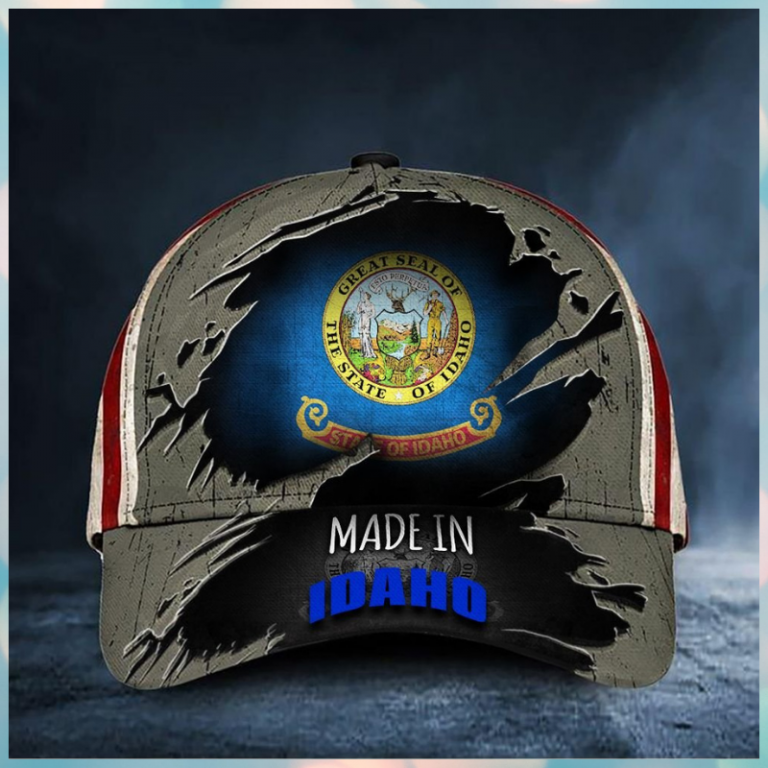 Made In Idaho Great Seal Of The State Of Idaho Cap hat 9