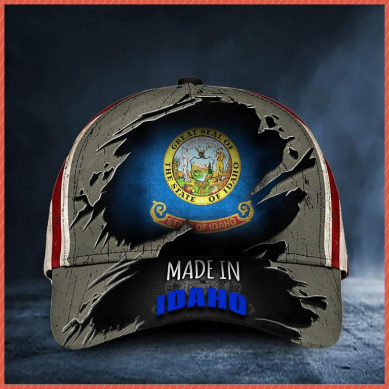 Made In Idaho Great Seal Of The State Of Idaho Cap hat 8