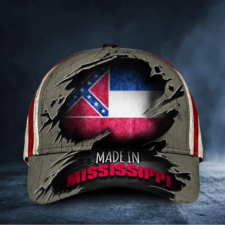Made In Mississippi Flag Cap hat 9