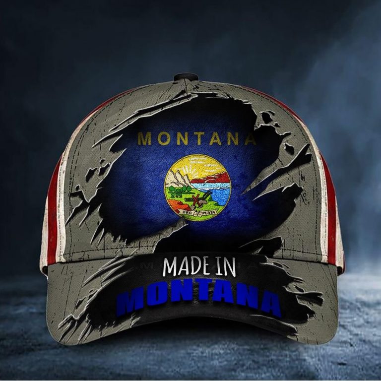 Made In Montana Patriot American Flag Cap 9