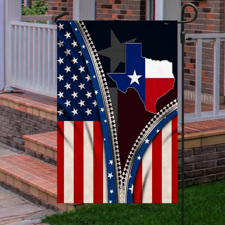 Map of Texas States flag 11