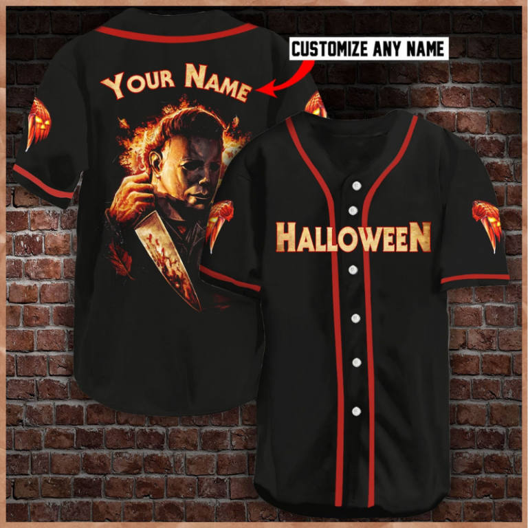 Michael Myers Halloween custom personalized name baseball jersey 8
