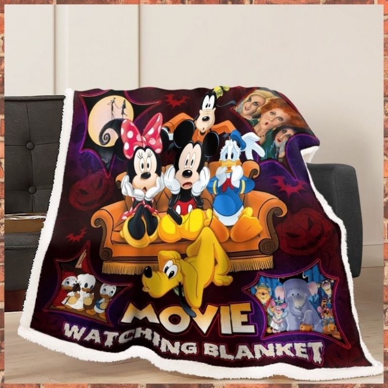 Mickey Mouse and friends this is my Halloween horror movie watching blanket 9