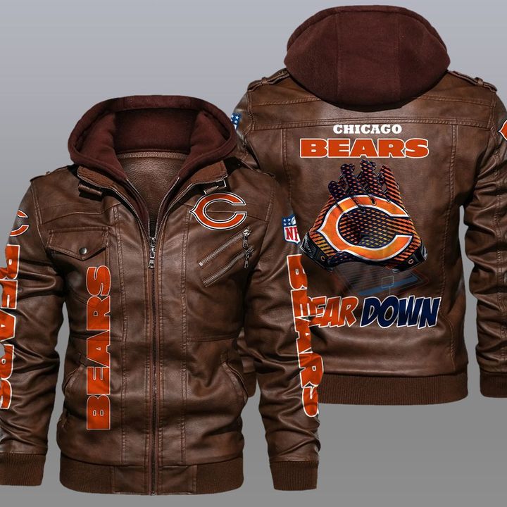 NFL Chicago Bears leather jacket 2