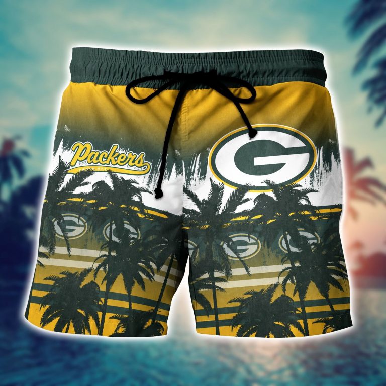 NFL Green Bay Packers Coconut Island Hawaiian shirt, short 12