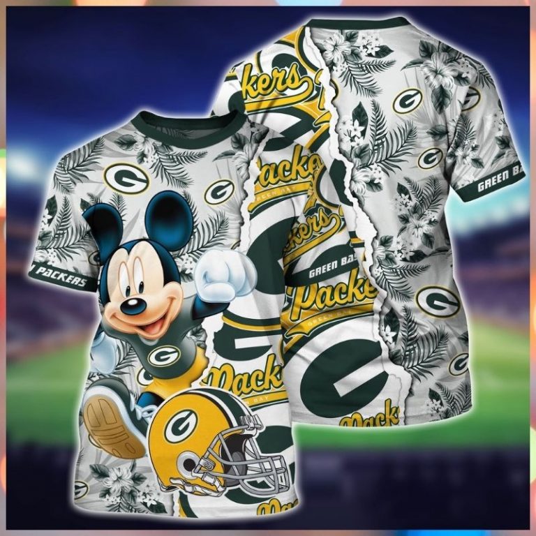 NFL Green Bay Packers Mickey Mouse 3d shirt 10