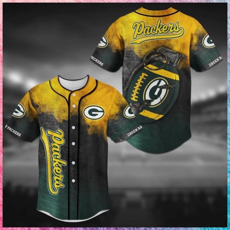 NFL Green Bay Packers bomb baseball jersey 9